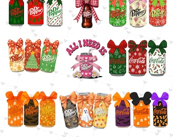 Christmas Dr Pepper Coquette png BundleCute Dr Pepper png drinking Dr. Pepper png Funny Soda Lover soda holiday Digital download Trendy