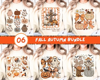 Fall Bundle Png, Fall Coquette Bow Png, Trendy Fall Png, Pumpkin Spice Png, Fall Design, Christian Fall Png, Autumn Png, Pumpkin Png