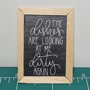 Miniature 1:12 scale Kitchen wall art