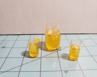 Ensemble de limonade miniature, échelle 1/12
