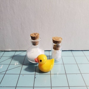 Miniature Rubber Duck set, 1:12 scale