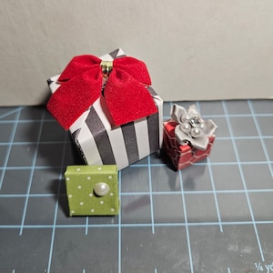 Dollhouse Christmas Decorations, set of 3