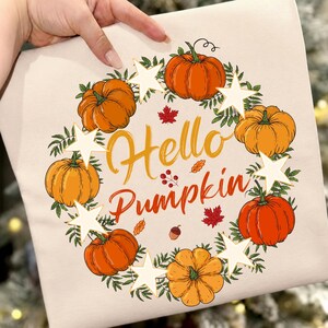 Hej pumpa PNG, höstpumpakransdesign, höstens Thanksgiving sublimering PNG, rustik pumpa digital nedladdning