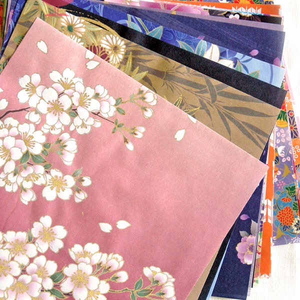 Scrap Pack - Japanse origami-papierephemera, papierresten Lot 2