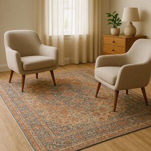 Saffron Sky design Rug Hand-tufted 100% Wool | Handmade Area Rug  Carpet for Home | Bedroom Rug, Living Area Rug, kids Rug.