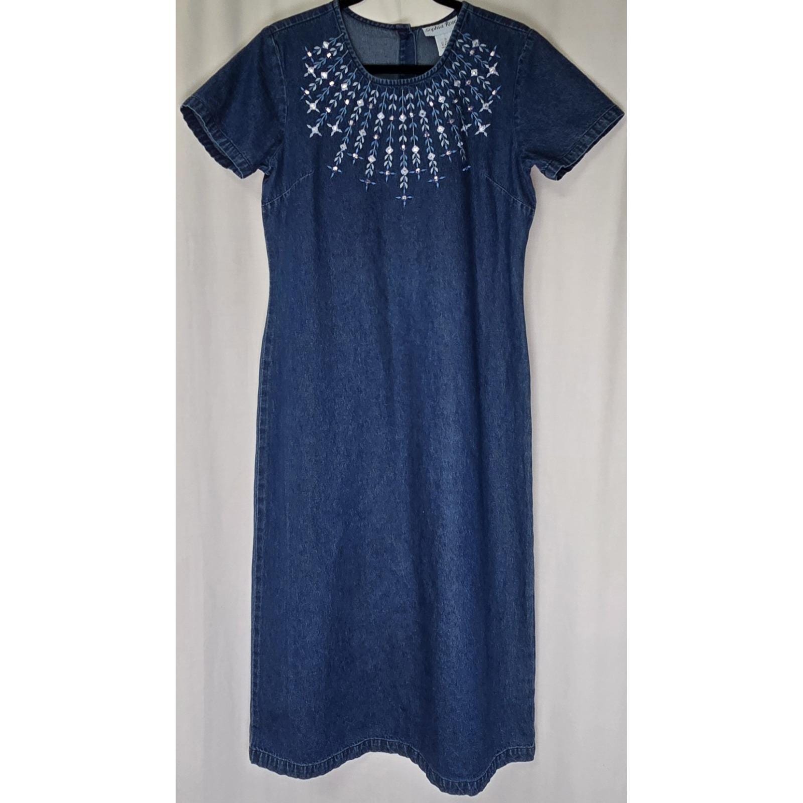 Denim Bling Dress - Etsy