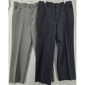 slim fit dress slacks Haggar 4-Way Stretch Dress Pants, Flat Front in Blue