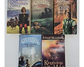 Robert Silverberg Set mit 5 Vintage Taschenbüchern Sci-Fi Bücher Romane Lord Valentine