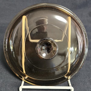 PYREX V2.5C Amber Glass Replacement LID For Visions 2.25L Casserole 8.25&quot;