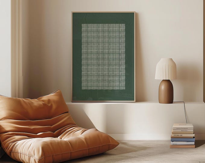 Korean Traditional Pattern Art Print, Modern Design, iPad wallpaper,  Digital Download, Vertical Printable Poster