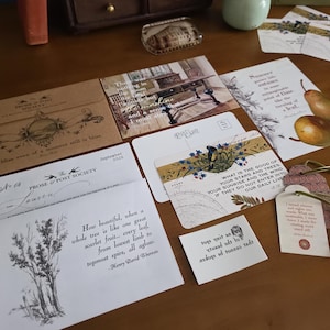 Monthly Literary Mail Subscription for Readers | Vintage Art Prints, Quotes & Handwritten Calligraphy
