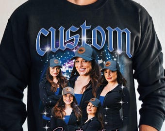 Personalized bootleg style custom sweatshirt, hoodie, t-shirt - gift for husband