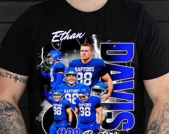 Custom photo American Football Bootleg PNG, Your picture graduation Football mom shirt design, personalized senior 2026 digital design
