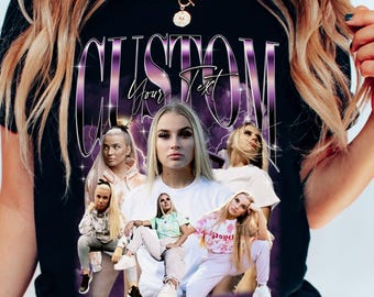 Custom Streetwear bootleg PNG, your own pictures y2k shirt design, vintage 90s girlfriend boyfriend cool shirt png