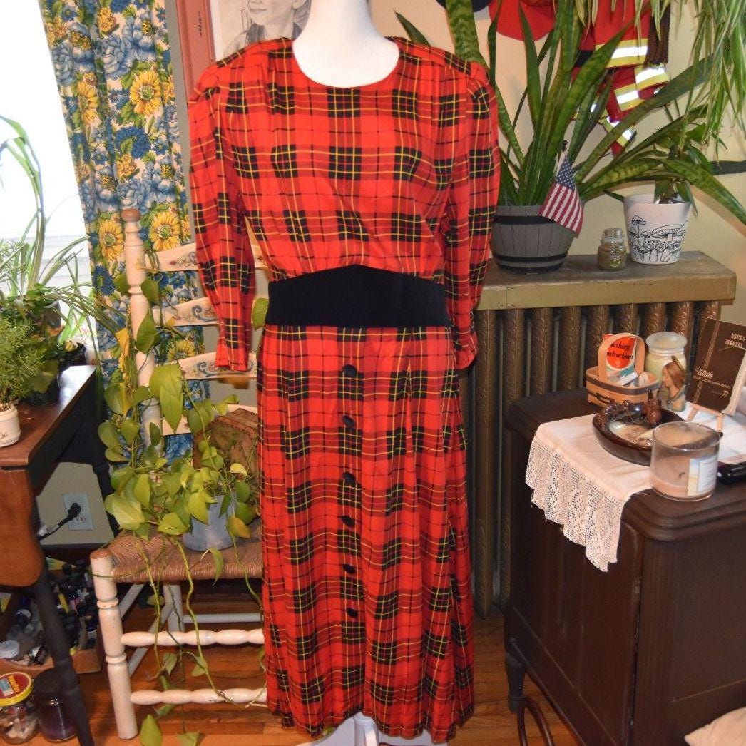 fitted lace wedding dress Clueless Red Plaid Dress – The Snapdragon Boutique