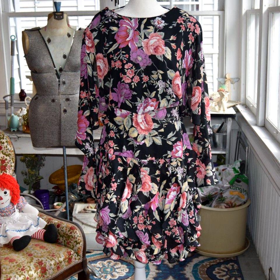 black shirt dress Lyocell Maxi Shirt Dress