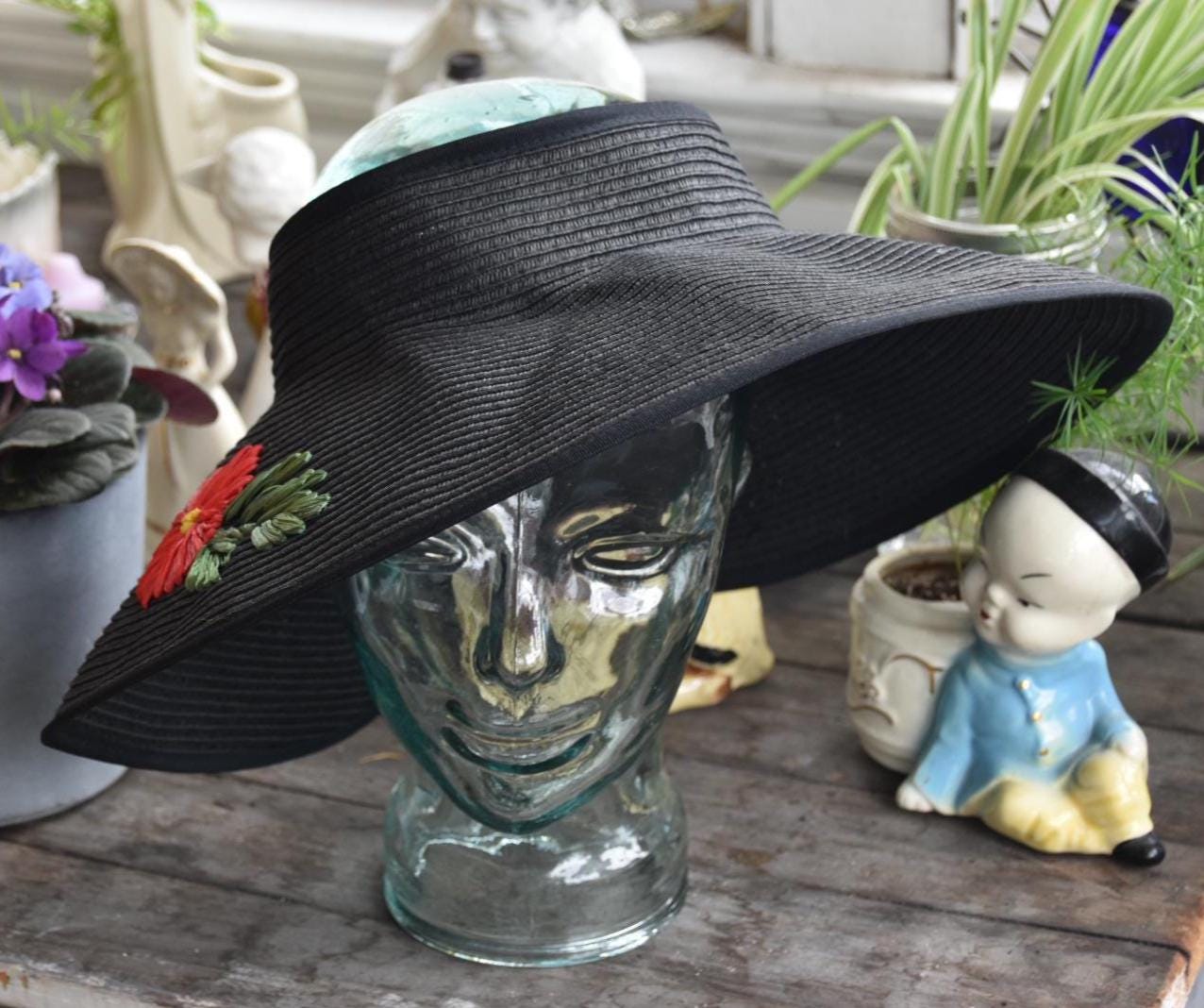 OLD JOE&CO. WIDE BRIM STRAW HAT 帽子 BLACK 6X Ranch Road - George Strait Cowboy Hat – Resistol