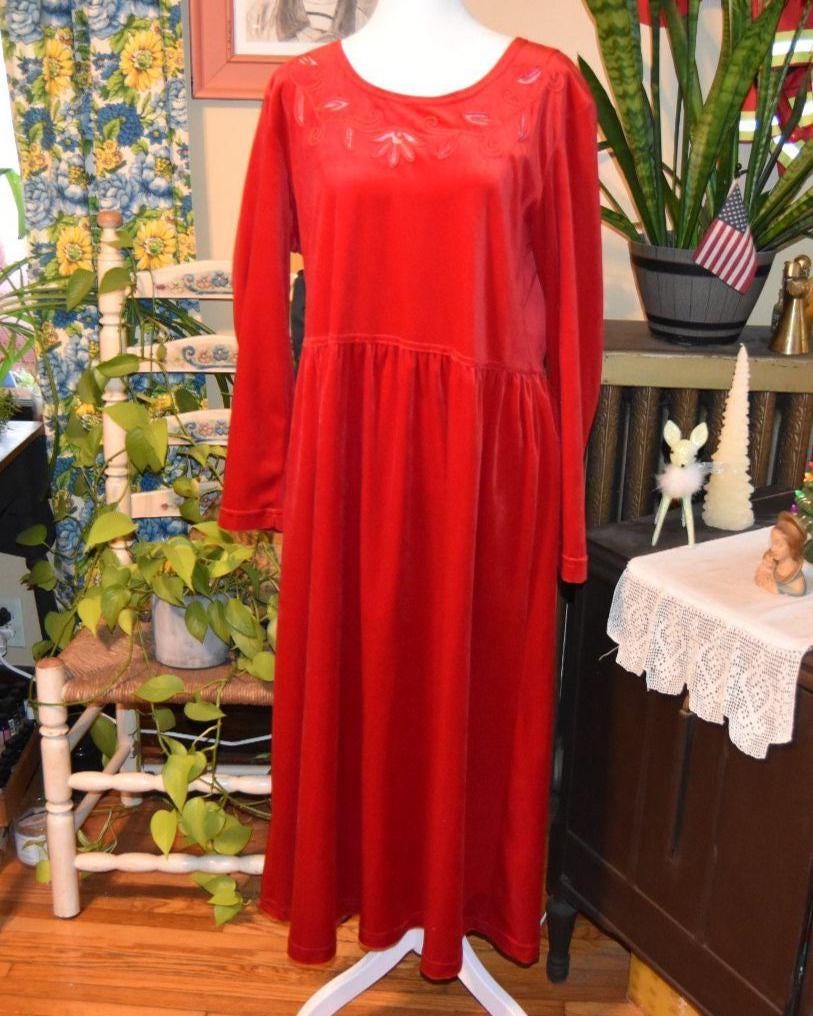 90s Empire Waist Long Dress - Etsy