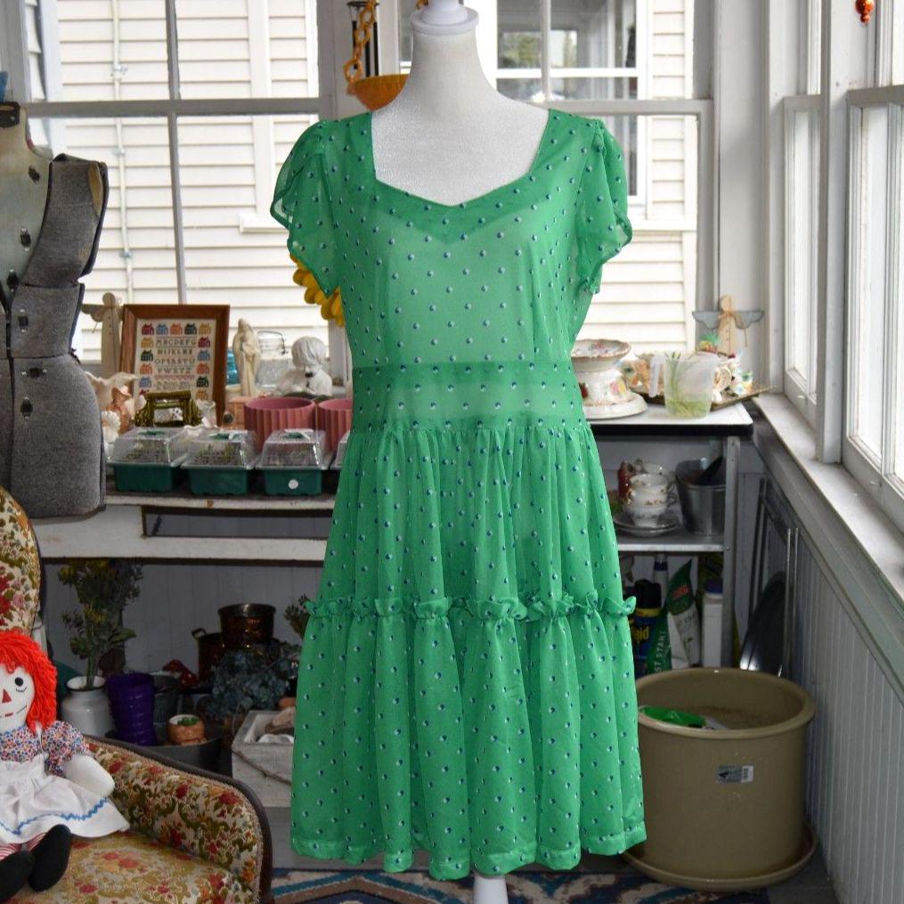 white christmas dresses Ms Perfect Babydoll Green Sequin Dress – Ellaé Lisqué main image 0