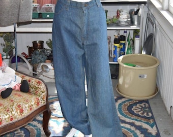 Vintage 1975 Levis Orange Tab Wide Leg Jeans 40x33 High Rise Denim Trouser USA