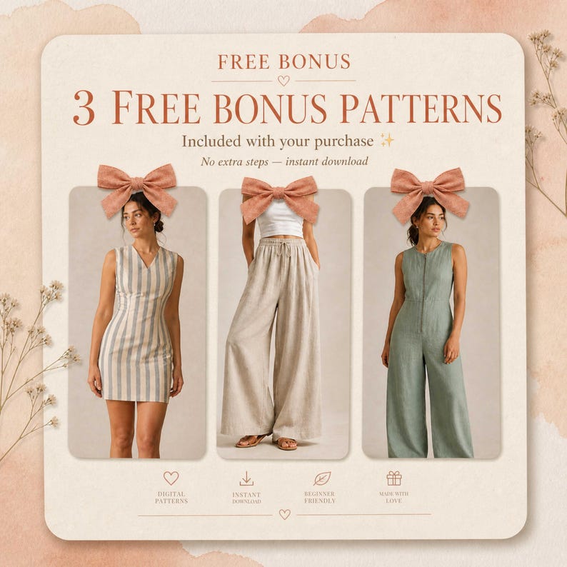 A-line Maxi Dress Sewing Pattern, Deep Neckline, Side Zipper (digital ...