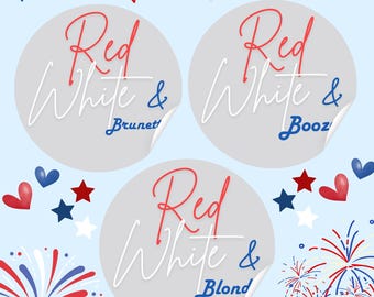 Fourth of July Digital Art | Perfect for stickers, shirts, hats, etc.!