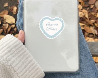 Naklejka Conrada Fishera, TSITP, książkowe laski, naklejki Kindle