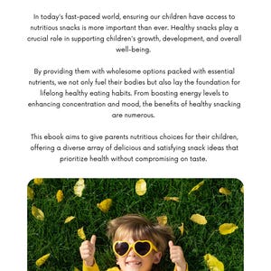 Nutritious & Delicious Kids&#39; Snack Ideas Pack | Healthy Treats for Lunchboxes | Fruit Kabobs, Veggie Sticks, Parfaits | Easy Recipes