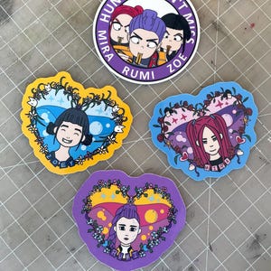 Huntrix sticker from KPop Demon Hunters
