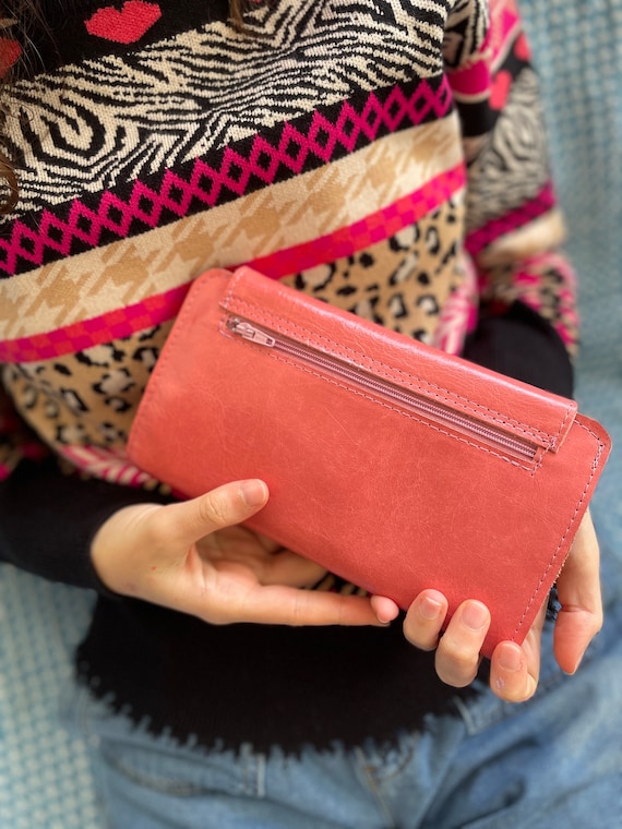 ★keike★ Shape of Wallet Red Pink shape of' wallet - pink bean - keike | 60% - Asian Fashion