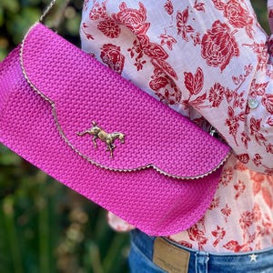 Fuchsia Pferdetasche, Kentucky Derby Pferdetasche