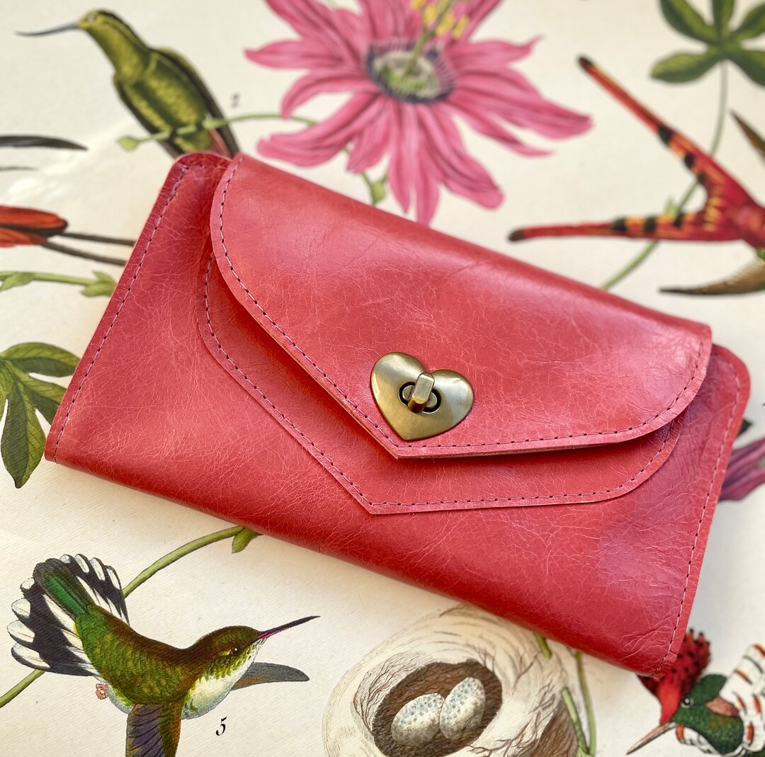 ★keike★ Shape of Wallet Red Pink shape of' wallet - pink bean - keike | 60% - Asian Fashion