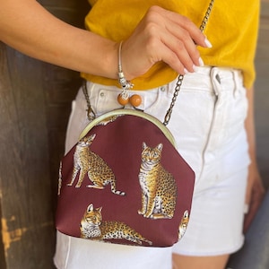 Vegane Leoparden print Geldbörse