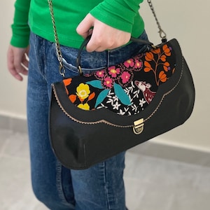 Colorful crossbody purse