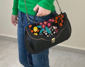 Colorful crossbody purse
