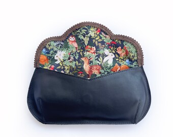 Kentucky derby black horse clutch