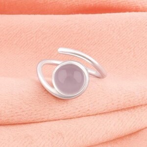 Rose Quartz sterling silver handmade ring, gift for her, Pink quartz, natural gemstone, love stone, Anniversary gift ideas, Statement Rings