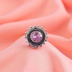 Morganite 925 Sterling Silver Ring Vintage morganite Ring Gorgeous morganite stone ring engagement ring wedding ring gift for your queen.