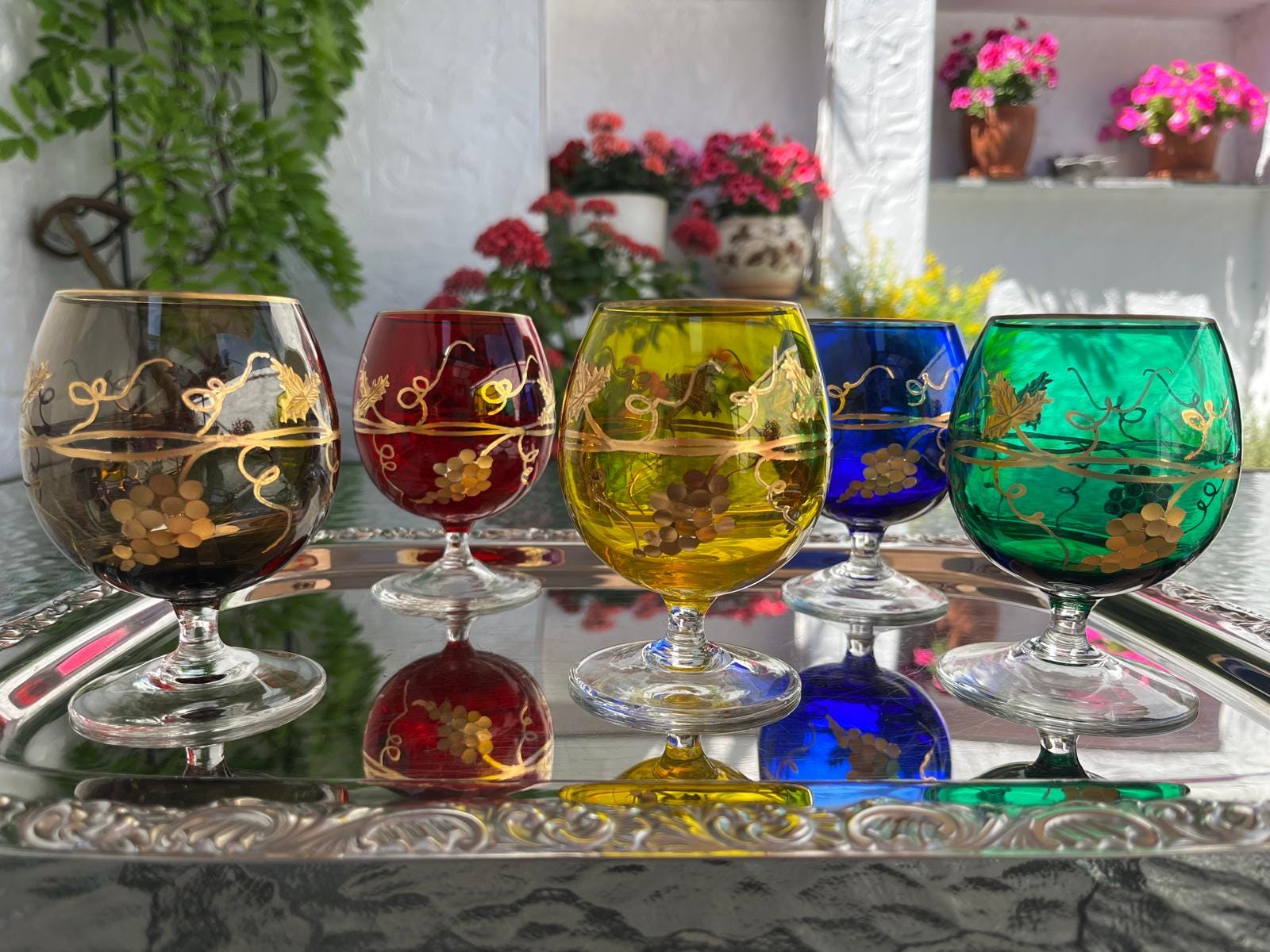 Ampiezza Strisciamento Riconciliare Brandani Bicchieri Liquore Fiorire Chiedere - Foto 4