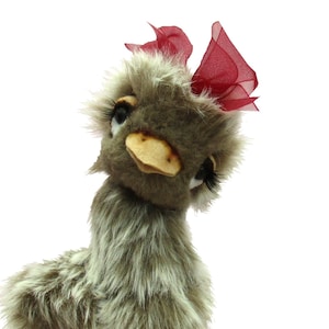 Esther Ostrich digital soft toy sewing pattern PDF download