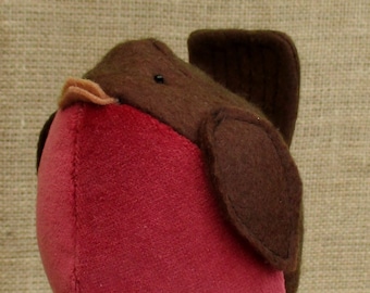 Boss Robin Sewing Pattern: Festive Bird Soft (PDF)