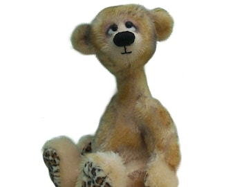Oddy teddy bear soft toy sewing pattern