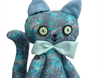 Casey soft toy digital cat sewing pattern