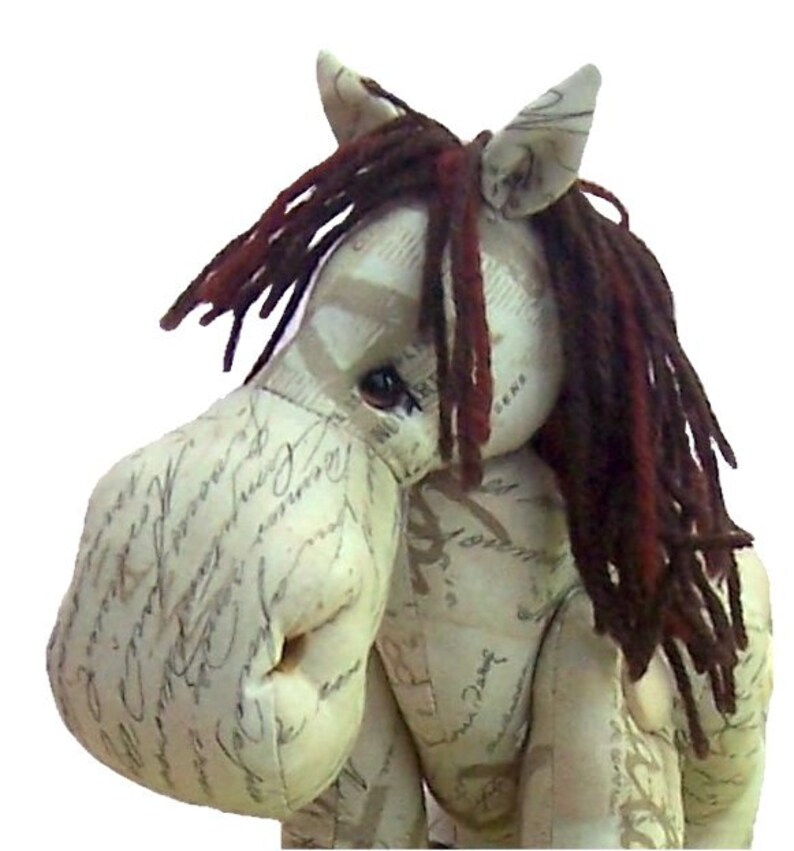 Cedar Soft Toy Horse Sewing Pattern Printed Pattern Etsy UK