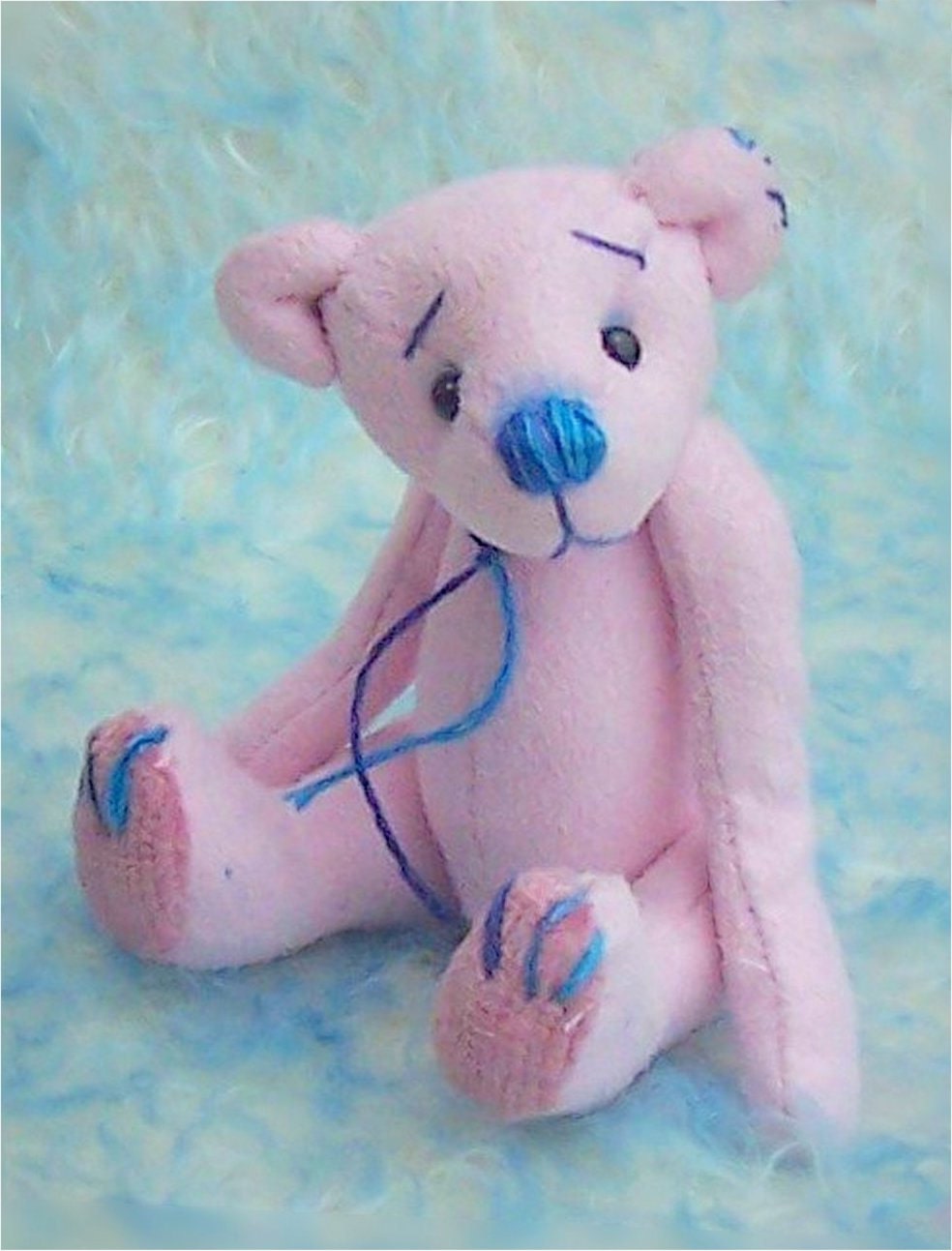 Bruce Mini Soft Toy Teddy Bear Sewing Pattern Etsy UK