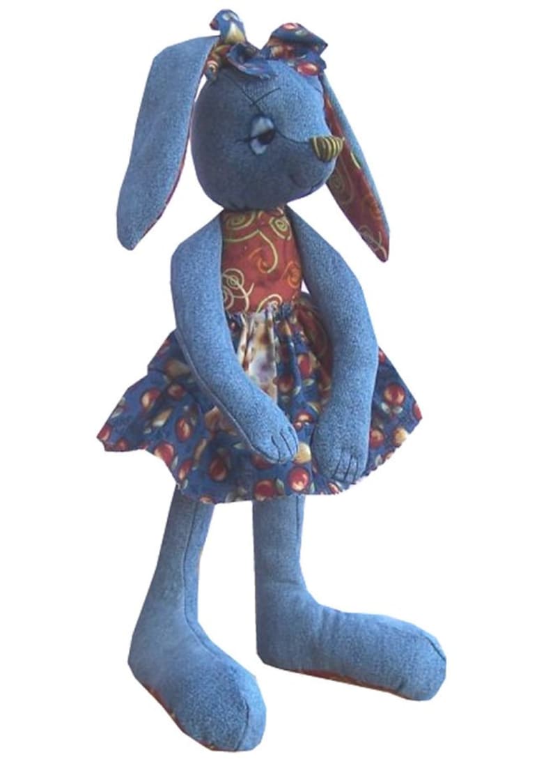 Raggedy Rabbits soft toy sewing pattern by pcBangles Etsy