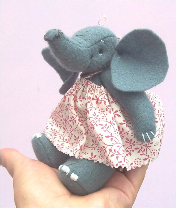 fabric jointed elephant Abigail pcbangles Soft toy elephant sewing pattern fabric jointed elephant Abigail pcbangles Soft toy elephant sewing pattern
