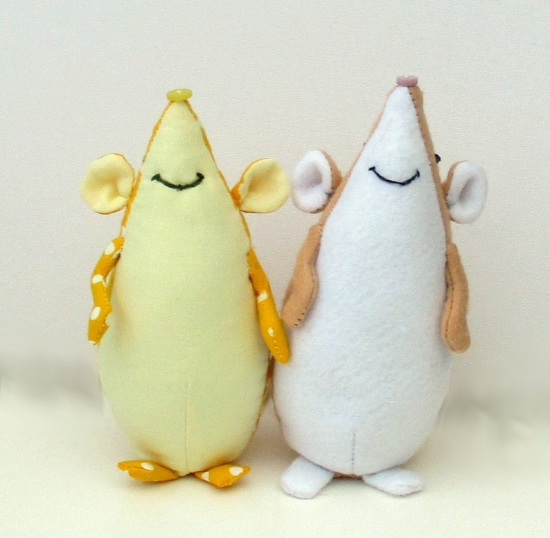 Brie Mouse Soft Toy Sewing Pattern. Makes 7 Mouse Etsy UK