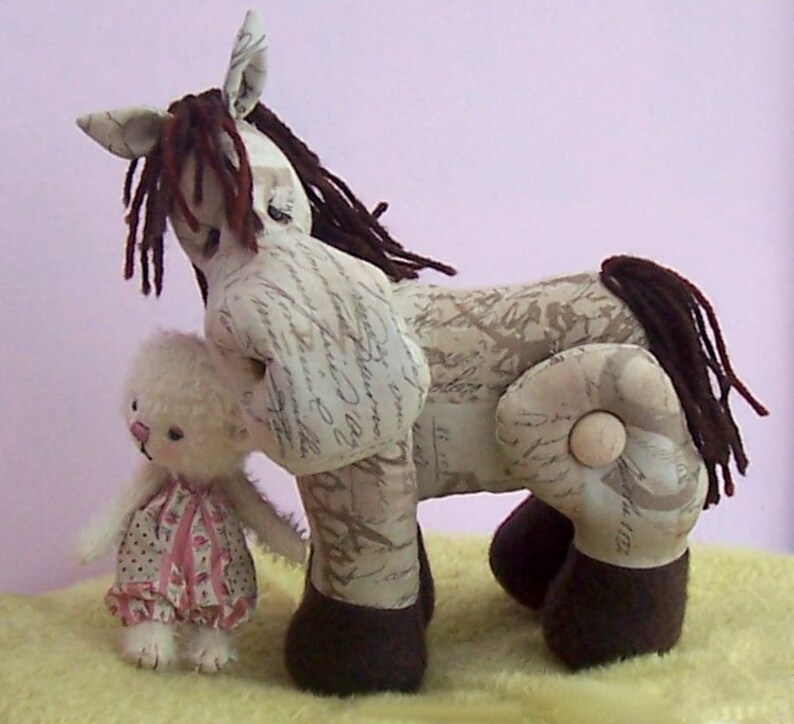 Cedar Horse Soft Toy Digital Sewing Pattern PDF Download - Etsy