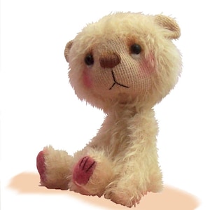 Bunty bear soft toy teddy bear digital sewing pattern
